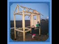 Domek z drewna dla dzieci(samodzielne wykonanie i montaż)