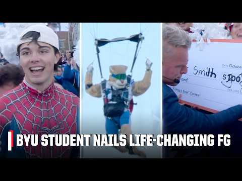 A LIFE-CHANGING KICK ๐ SPIDER-MAN DRILLS FG FOR $3M ๐๐ท๏ธ | College GameDay