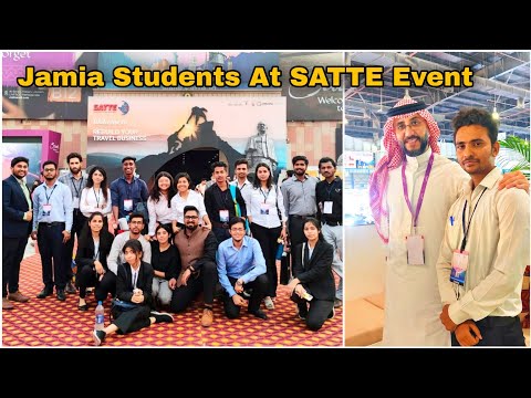 Jamia Millia Islamia Students At SATTE Event | Biggest Event Of India