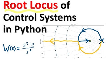 Root Locus of Control Systems in Python - Python Control Systems Library Tutorial