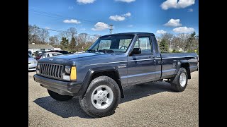 1989 Jeep Comanche Pioneer 4.0L 4WD Long Bed pickup for sale at The Auto Livery www.autolivery.com