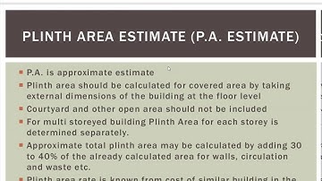 Jayoti Vidyapeeth - Estimation & Costing - Types of estimate (1)