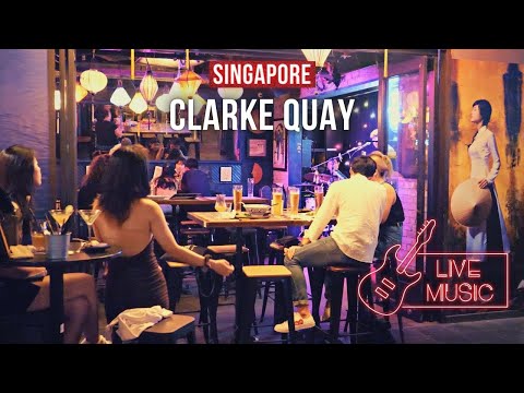 【4K】Singapore | Clarke Quay (Night life is back!) | April 2022