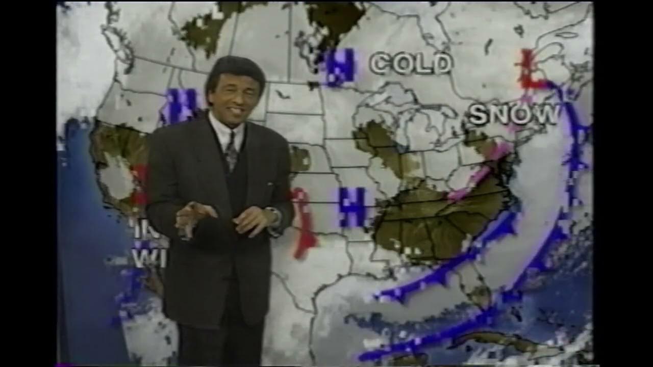 December 19, 1995 WPIX News At Ten Mr. "G" Weather Report YouTube