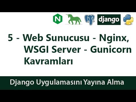 5 - Web Sunucusu - Nginx, WSGI Server - Gunicorn Kavramları - Django Uygulamasını Yayına Alma