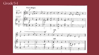 ABRSM sight singing Grade 3-1