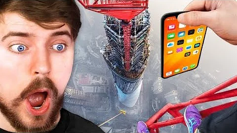 iPhone Vs 8000 Feet Drop!#viral @MrBeast