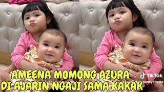 LIVE AMEENA SEHARIAN MOMONG ADEK AZURA AKUR BANGET GAK BERANTEM