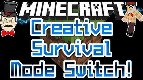 Minecraft Secret CREATIVE MODE SWITCH ! In Game Survival Change !