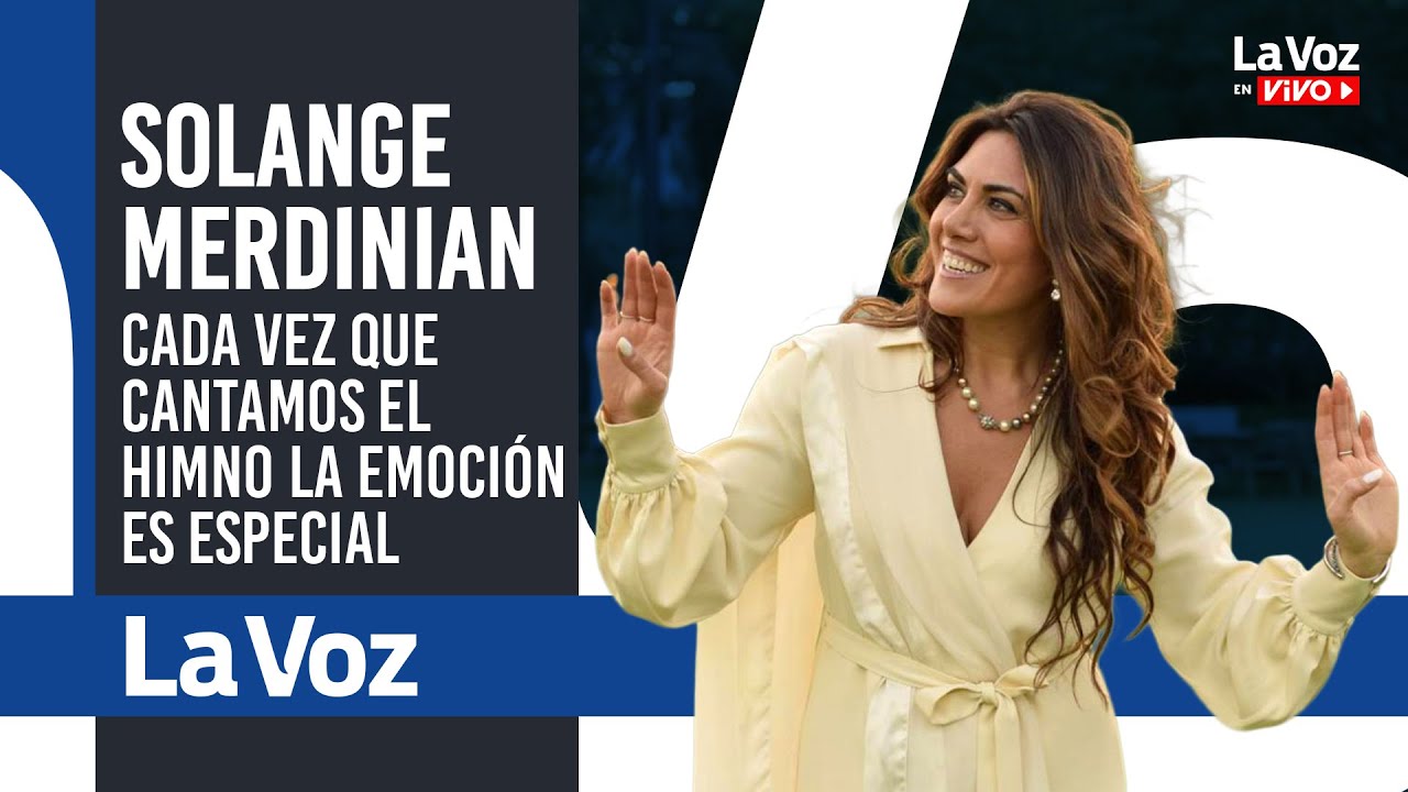 SOLANGE MERDINIAN: La cantante CORDOBESA que CANTARÁ EL HIMNO antes del partido de la SCALONETA