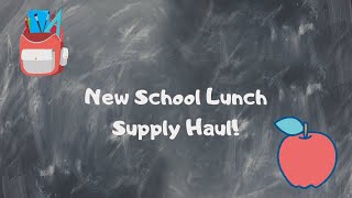 New School Lunch Supplies | Omie Box review| Back To School