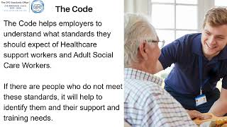 Code of Conduct for UK Healthcare Support and Care workers