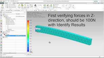 How to retrieve reaction forces, Siemens NX 10 Advanced Simulation FEM