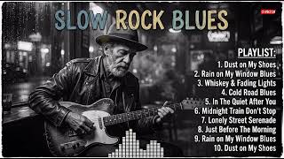 Night Drive Slow Blues 🌙 Smooth Rock Guitar Instrumental for Chill & Sleep