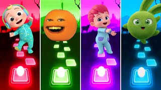 Cocomelon Friends vs Annoying Orange vs Bebefinn vs Sunny Bunnies x Coffin Dance