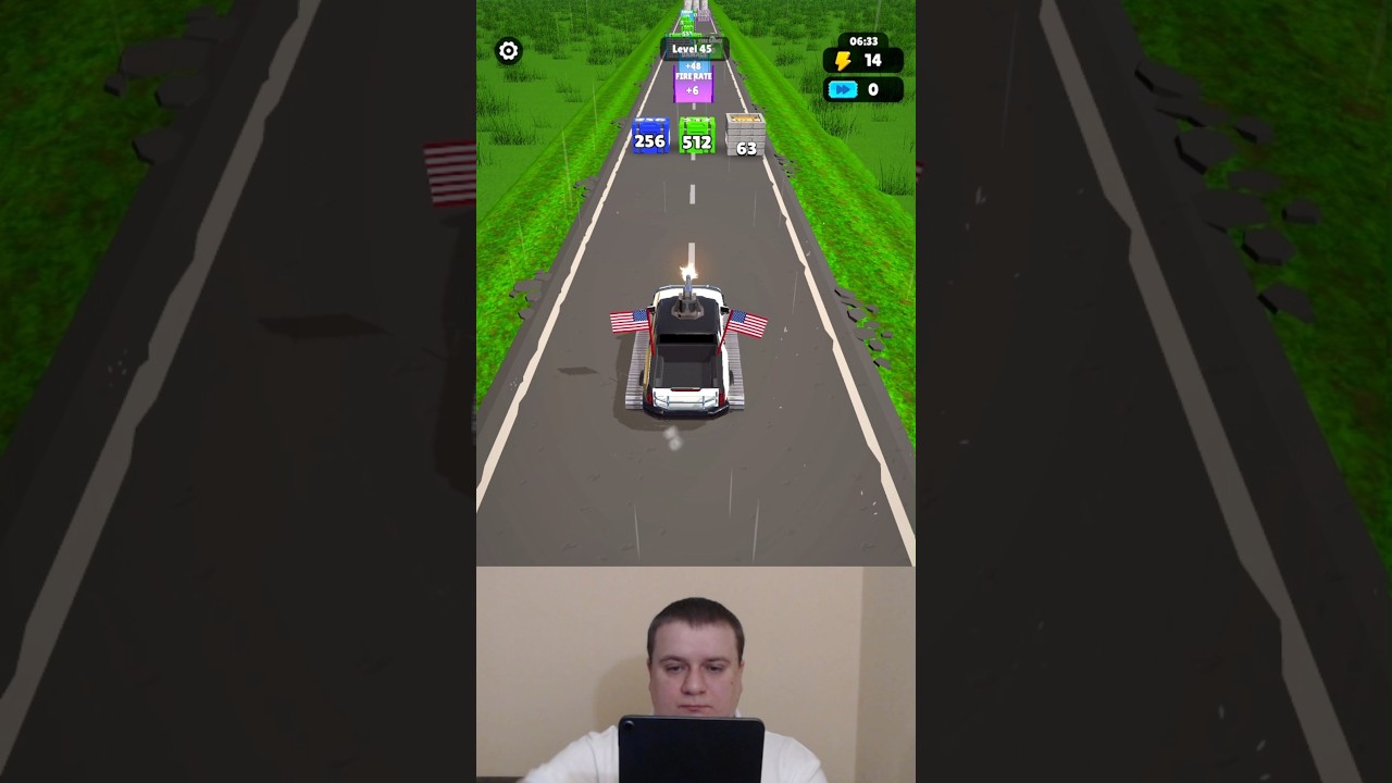 Car Rush 2048❗Level 45❗