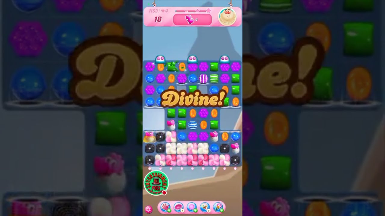candy crush saga game play video in Poly entertainment channel  is live