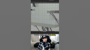 Fixing Dents in 3D Models: Using the Knife Tool for Smoother Geometry - game character in Blender