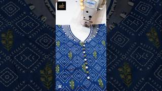 Latest Stylish Front Patti Neck Design Cutting &amp; Stitching Tutorial #sewing #youtubeshorts #shorts