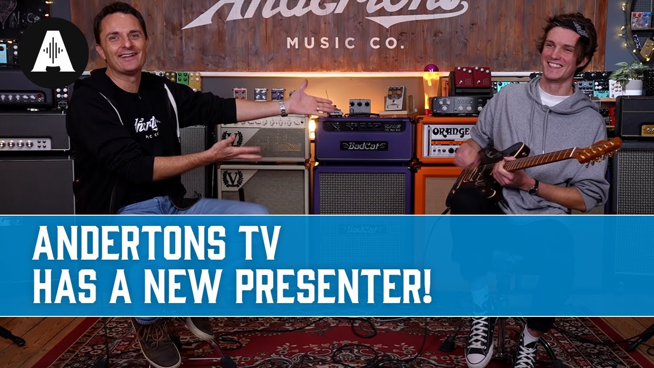 Andertons TV Has a NEW Presenter! Meet John, Our New Digital Guitar