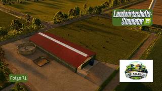 🐃 Endlich geschafft! Unser neuer Büffelstall ist fertig | LS25 NF Marsch 🚜 F71