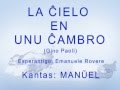 LA ĈIELO EN UNU ĈAMBRO  (Gino Paoli) - Esperantigo: Emanuele Rovere.