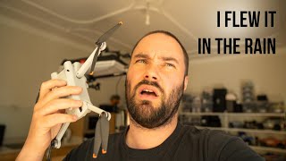 DJI Mini 3 Pro in the RAIN
