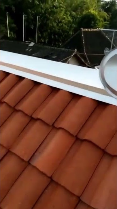 contoh pemasangan wuwung/Kerpus seng galvalum