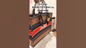 DIY Dior Book Tote Inspired Bag - Custom order - Bag making with annemade