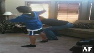 Hit in the face! Kinect fail!