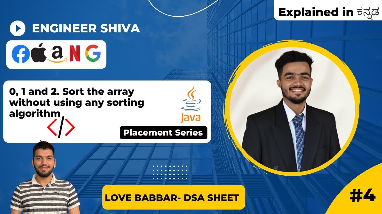 array which consists of only 0, 1 and 2. Sort the array without using ...