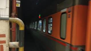 2019/1/25，逢週五行駛之直達車 143次 PP自強號 板橋站 出站，（直衝臺中市區）板橋開車後直達臺中站 E1064 12車附掛彩繪無階化車箱