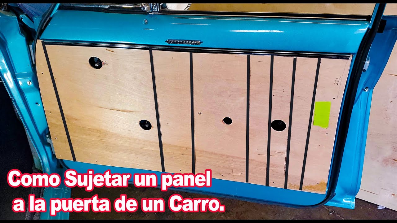Cómo sujetar un panel a la puerta de un carro cómo preparar YouTube Cómo sujetar un panel a la puerta de un carro cómo preparar YouTube
