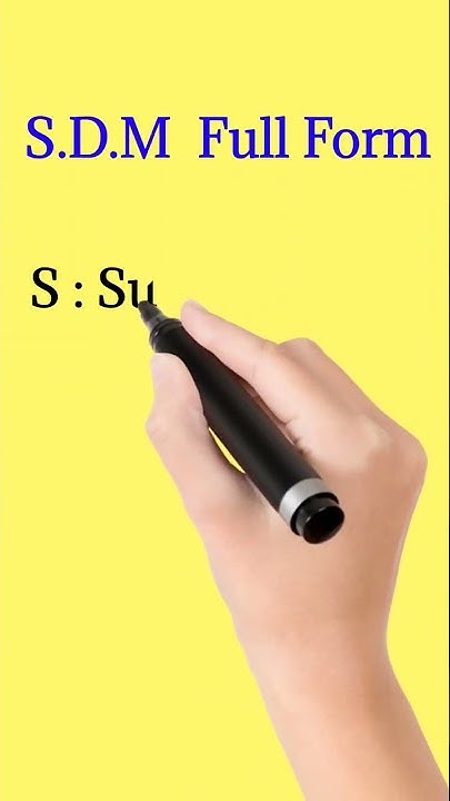 S D M Full Form Fullform Of SDM fullform YouTube s-d-m-full-form-fullform-of-sdm-fullform-youtube