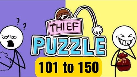 Thief Puzzle(WEEGOON)- Funny Stickman Brain Puzzle Game - Levels100-150 Android Gameplay Walkthrough