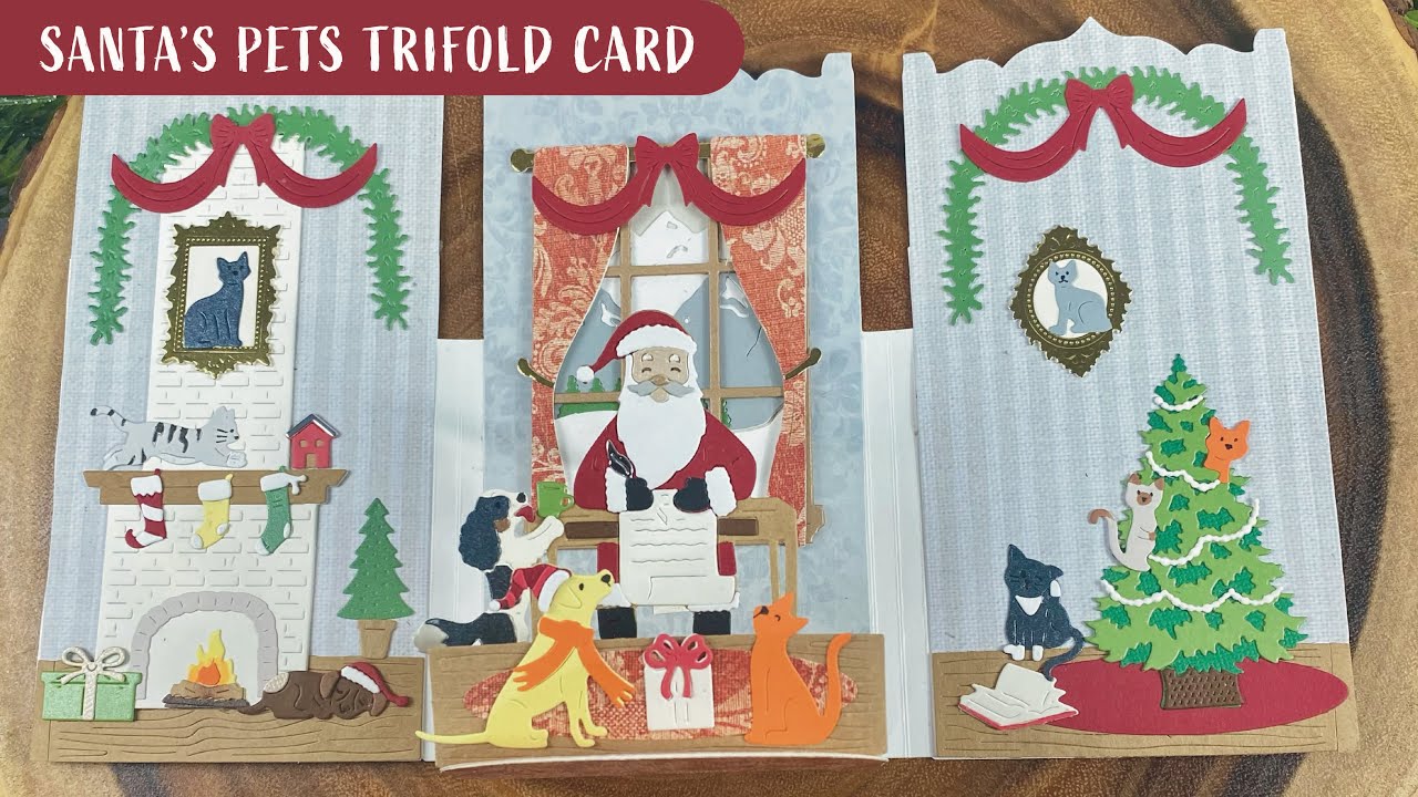 Santa’s List Pop Up Trifold Card