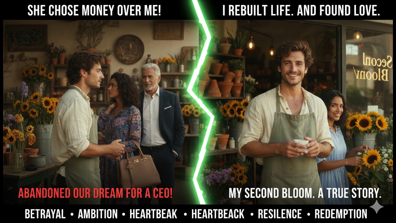 my girlfriend took a rich man's job behind my back abandoned our flower shop ignored our love and