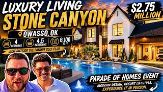 Inside a $2.75 Million Stone Canyon Estate | Parade of Homes Tour in Owasso, OK
