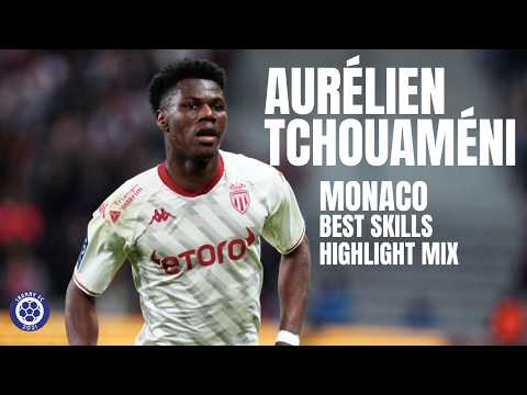 bosmujur x d178 - Aurélien Tchouaméni | Campuran Sorotan Keterampilan Terbaik AS MONACO