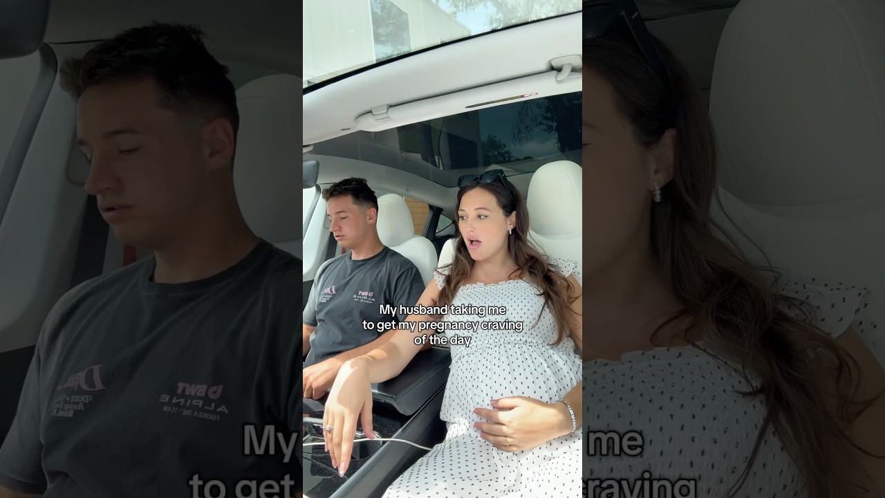 my husband taking me to get my pregnancy craving of the day 