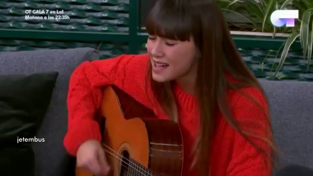 Aitana y Cepeda ratos libres en la academia OT2017