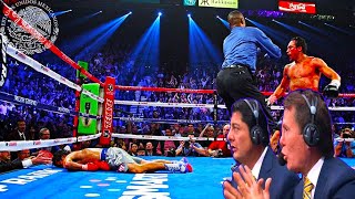 MARQUEZ VS PAQUIAO KNOCKOUT ROUND 6 MOTIVATION Reaccion de Julio Cesar Chavez (Chavez reaction)