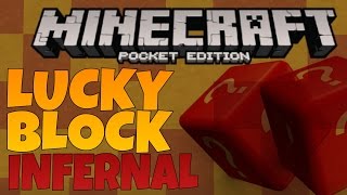 [MCPE] - LUCKY BLOCKS INFERNAL - 0.13.1 Mod Showcase screenshot 1