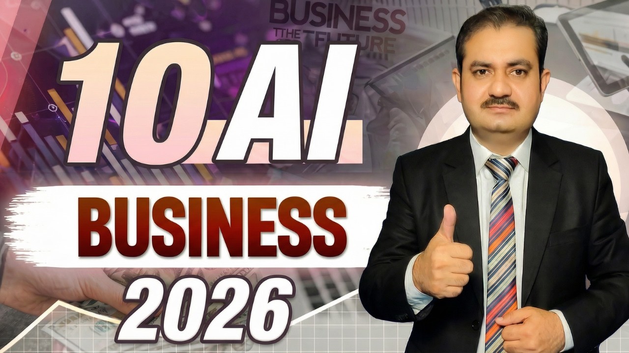 Top 10 AI Business Ideas to Start in 2026 🚀 - YouTube