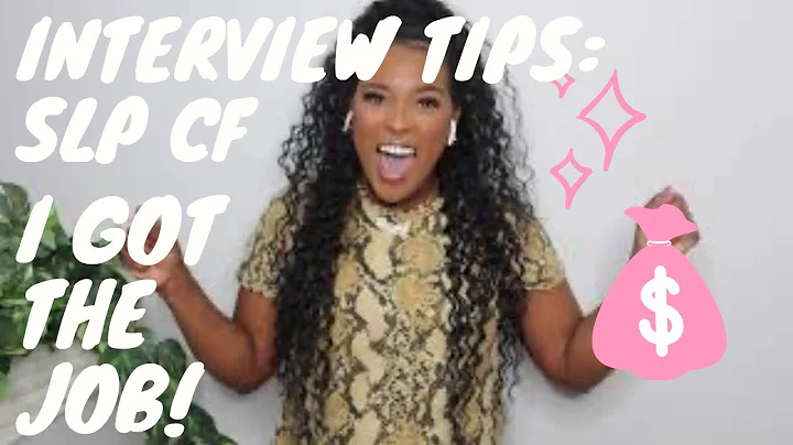 5 INTERVIEW TIPS FOR FUTURE SPEECH PATHOLOGISTS & MY FIRST CF INTERVIEW (CLINICAL FELLOWSHIP YEAR)