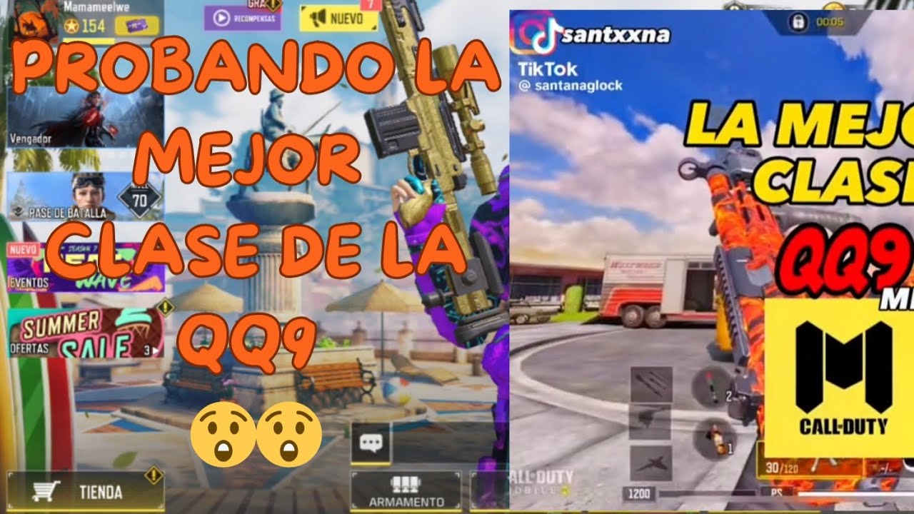 PROBANDO LA MEJOR CLASE DE LA QQ9| CALL OF DUTY MOBILE| 😲😲 - YouTube