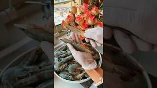 চিংড়ি মাছ কাটার নিওম #শর্টসchingri fish cutting process