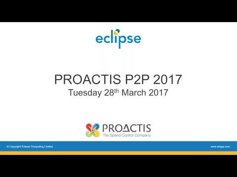 Proactis Purchase to Pay v17: An Overview