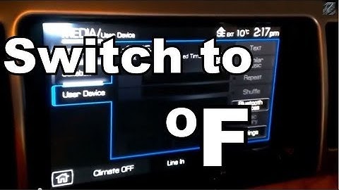 Car Displaying Temperature in °C? HOWTO Fix It Here
