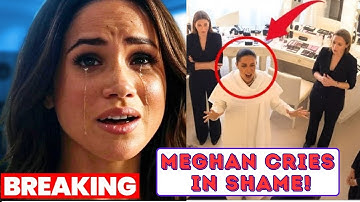MEGHAN IN TEARS! Balenciaga Paris Video Shows Markle Breaking Down LIVE ON TV—Emotional Crisis.